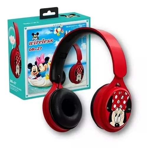 Diadema Bluetooth Diseño Ergonomica Minnie