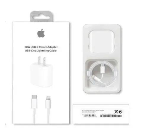 Cargador Iphone Carga Rápida 20w Con Cable 1:1