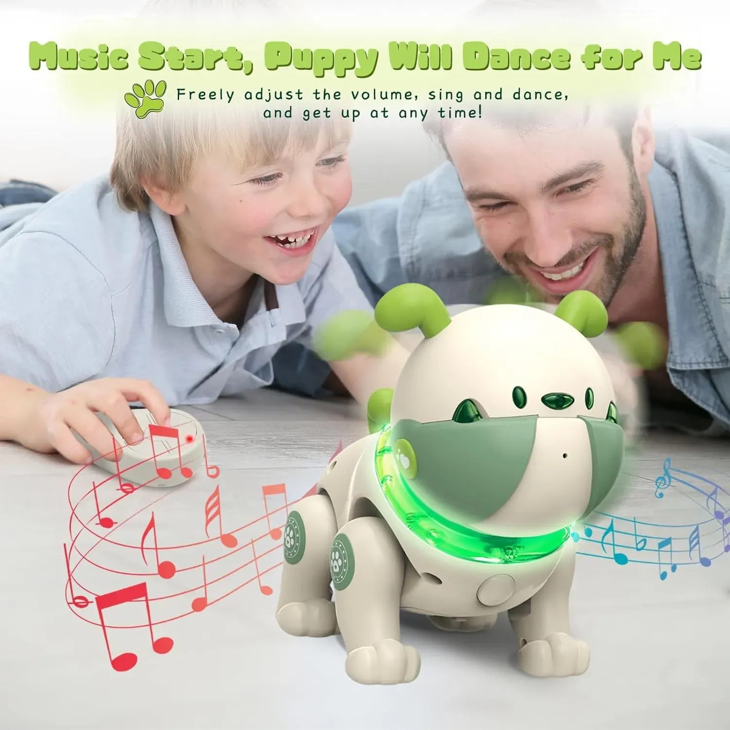 Perro Robot Interactivo Para Niños - Juguete Inteligente Con Sensor Táctil, Música Y Baile, Regalo Ideal Para Niños De 3 A 5 Años