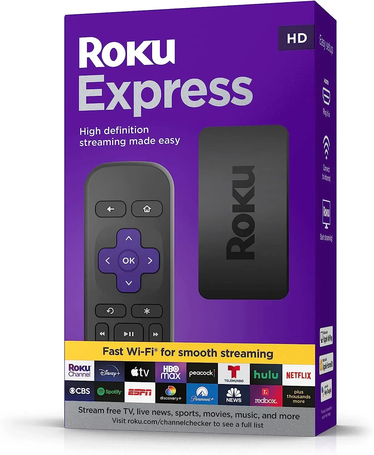 Roku Express Hd, Tv Box Original