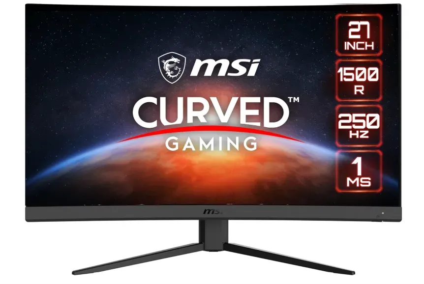  Monitor Curvo MSI G27C4X De 27" Pulgadas, 1Ms, 250Hz, Freesync, Hdr, Hdmi, Displayport, Antirreflejo