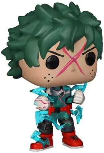 Funko Pop My Hero Academia - Deku Full Cowl (Brilla En La Oscuridad)-incluye funda 