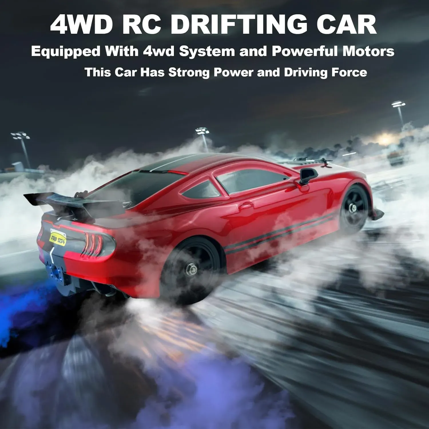 Carro De Control Remoto RC Drift, 4WD 18Km / H