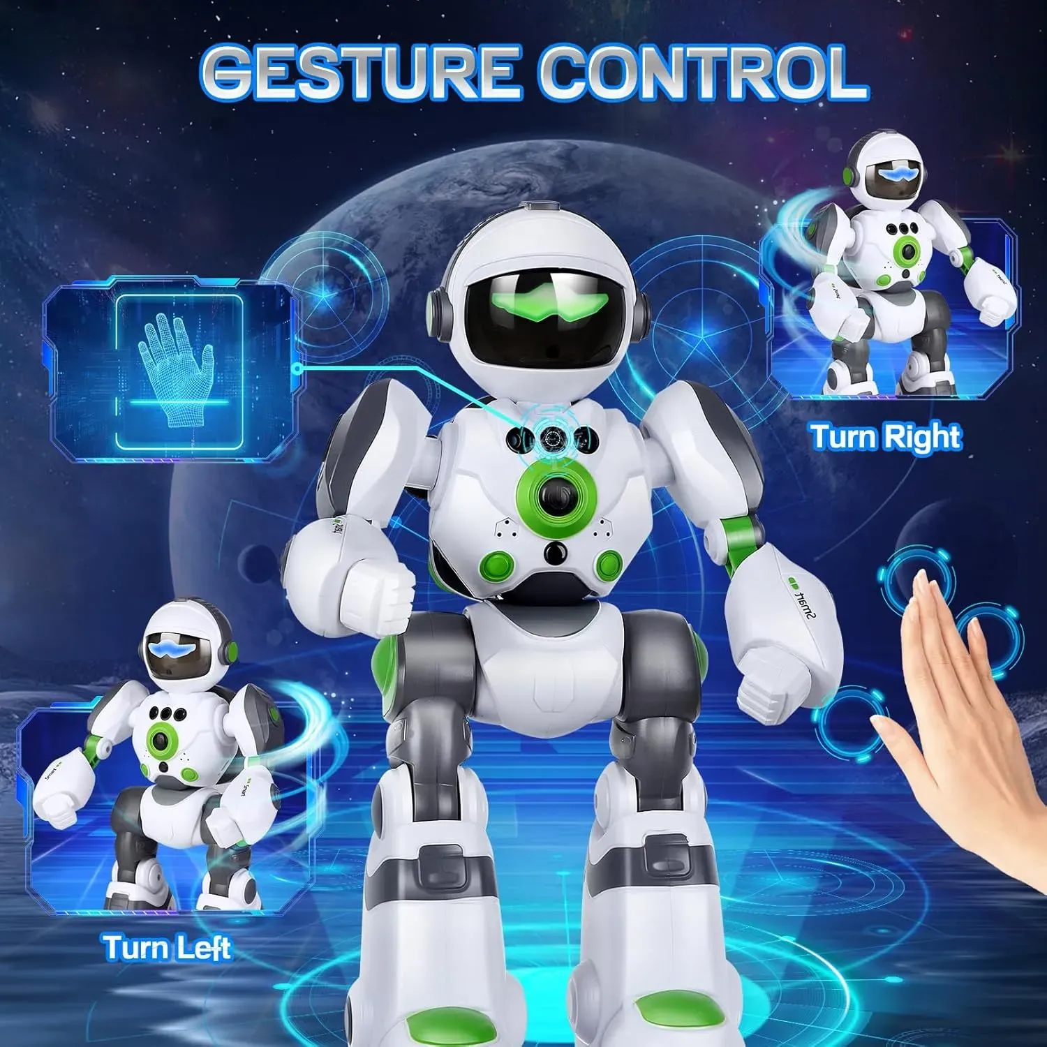 Robot De Juguete Programable Con Control Remoto, Voz Y Baile - Regalo Ideal Para Niños