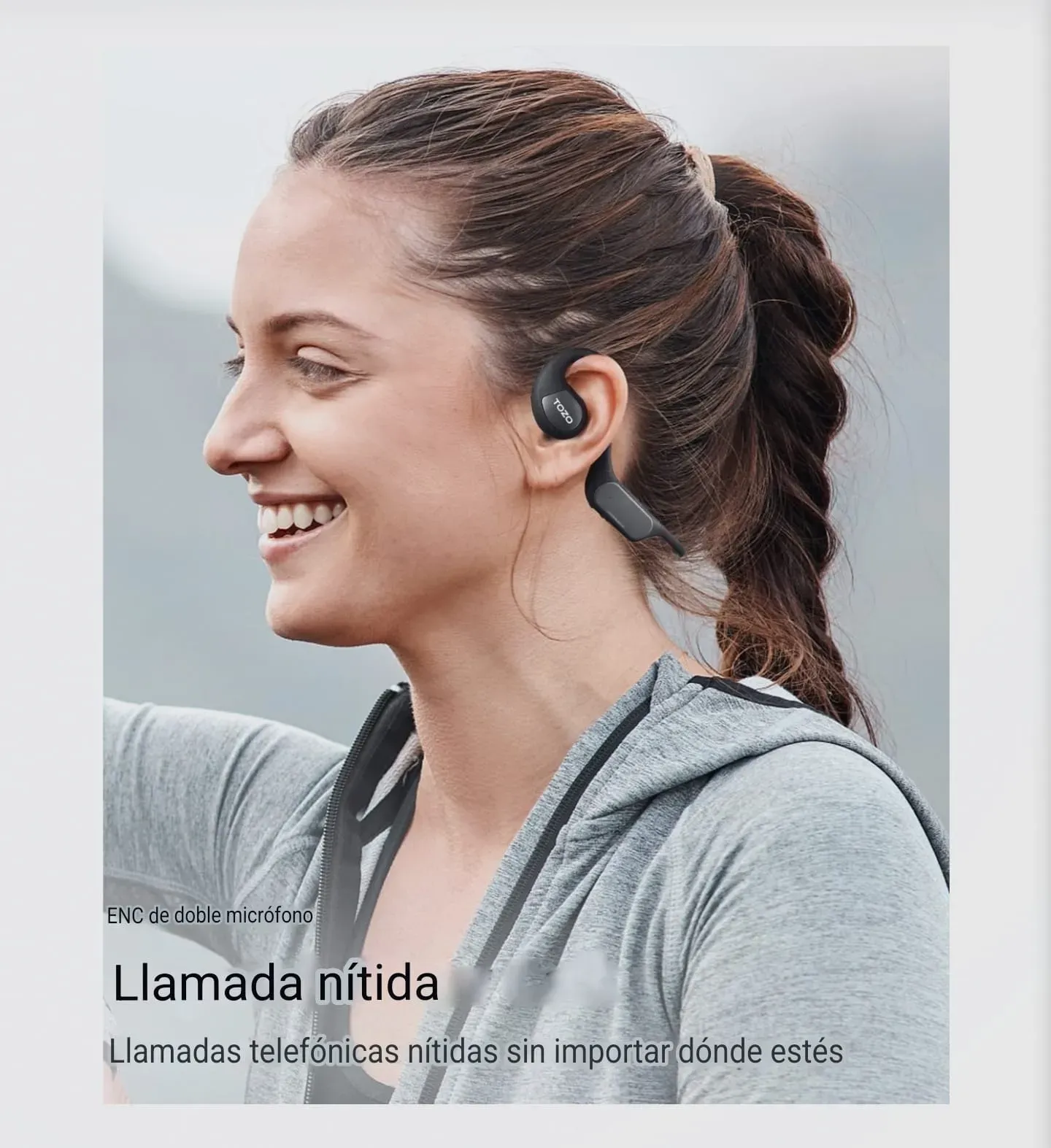 Audifonos Inalambricos Bluetooth 5.3 Con Conduccion De Aire Deportivos Con Sonido Premium TOZO