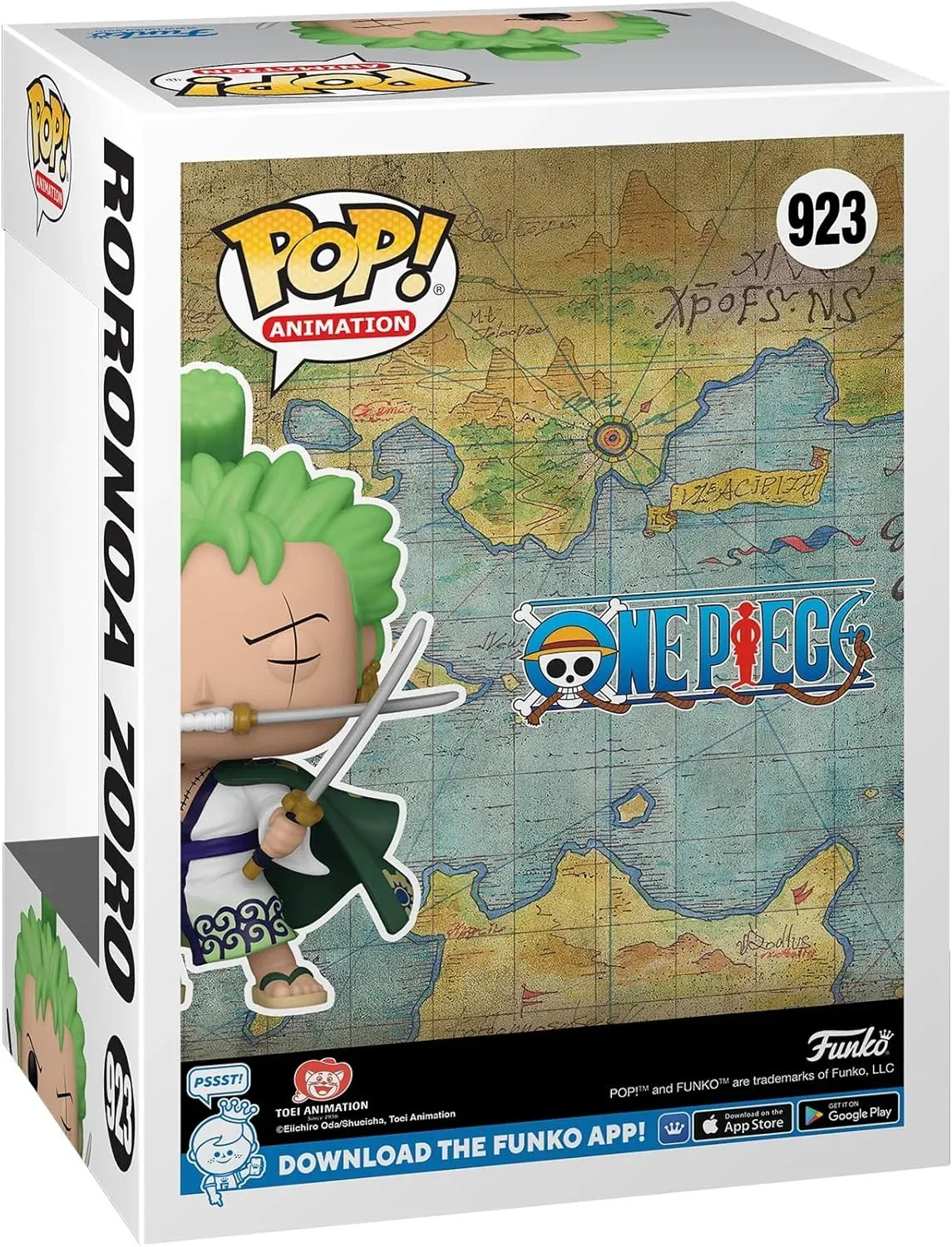 Funko Pop! Anime One Piece Roronoa Zoro (Brilla En La Oscuridad), Exclusivo