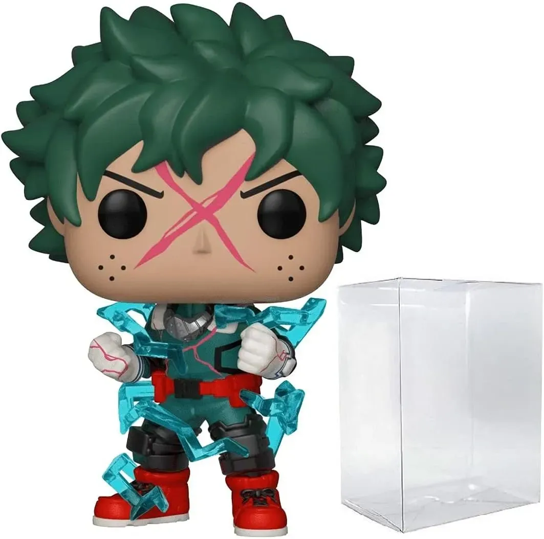 Funko Pop My Hero Academia - Deku Full Cowl (Brilla En La Oscuridad)-incluye funda 