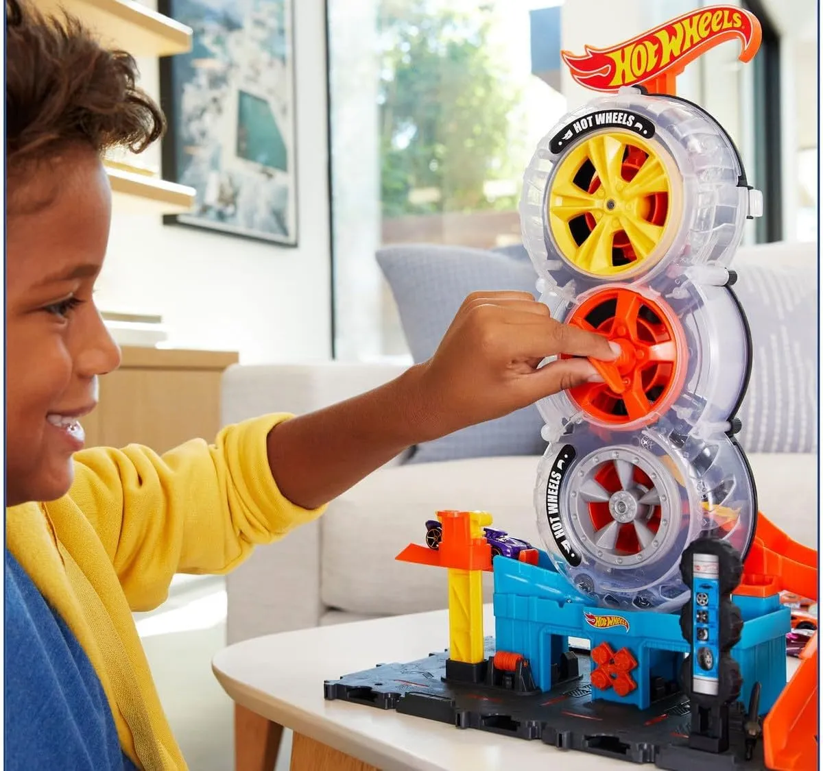 Juego De Pista De Autos City Super Twist De Hot Wheels