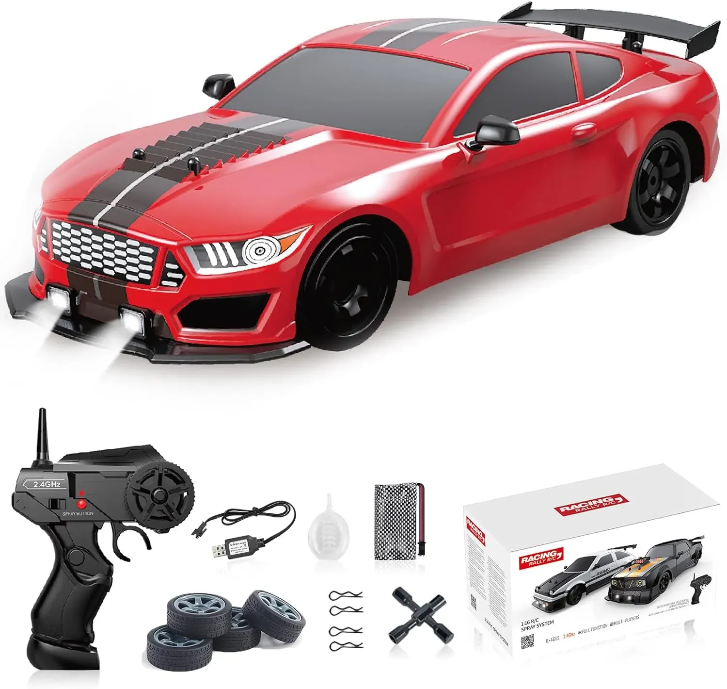 Carro De Control Remoto RC Drift, 4WD 18Km / H