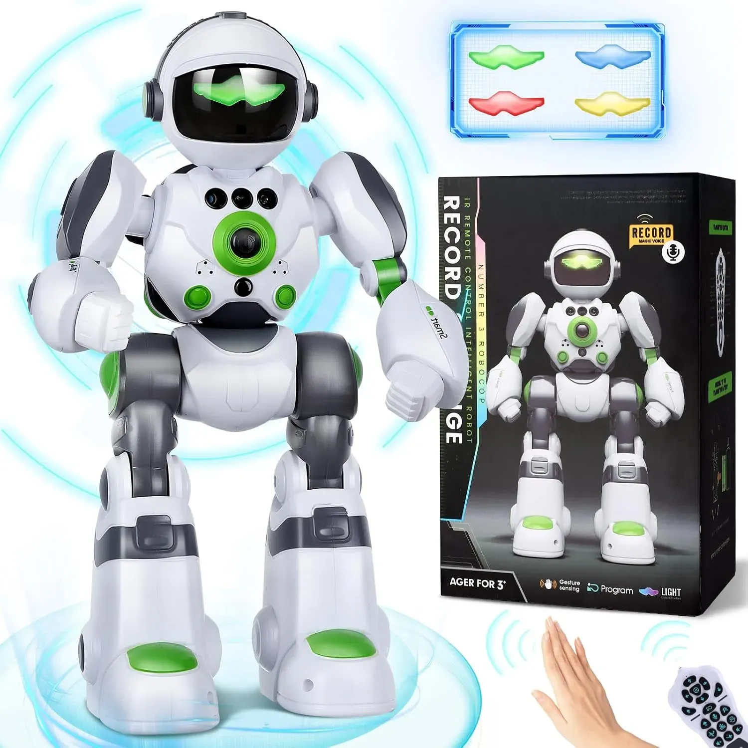 Robot De Juguete Programable Con Control Remoto, Voz Y Baile - Regalo Ideal Para Niños