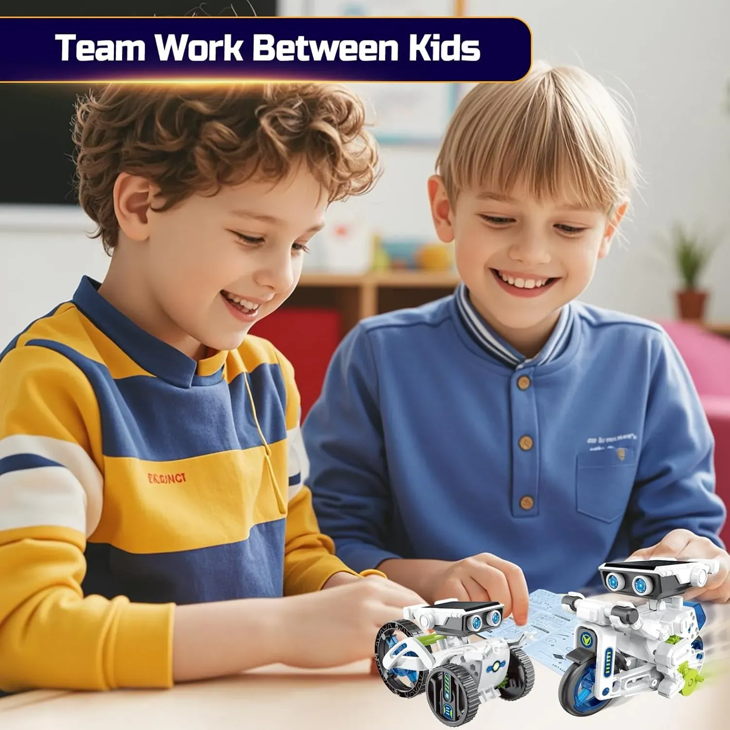 Robot STEM Juguete Para Niños 8-14 Años, Kit De Ciencia Y Experimentos Educativos