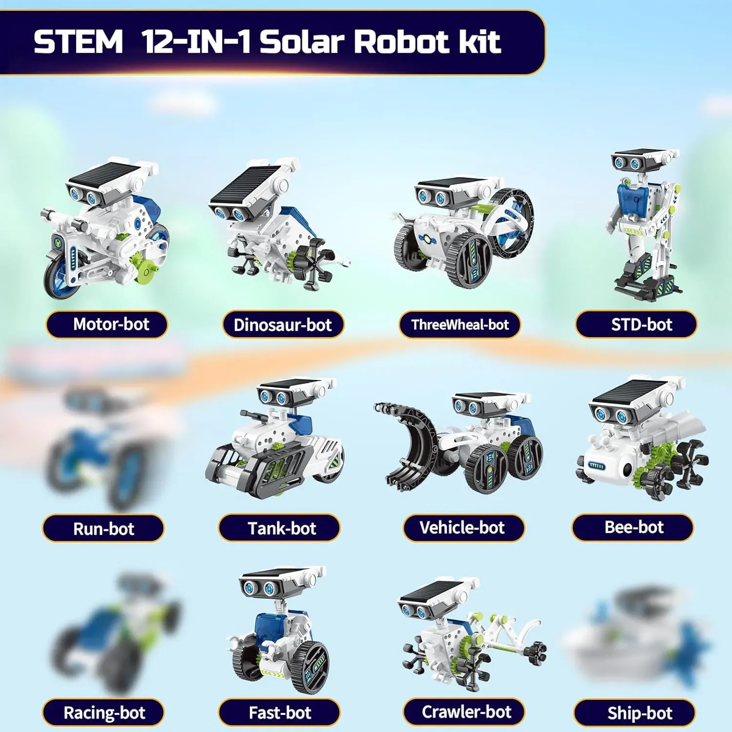 Robot STEM Juguete Para Niños 8-14 Años, Kit De Ciencia Y Experimentos Educativos