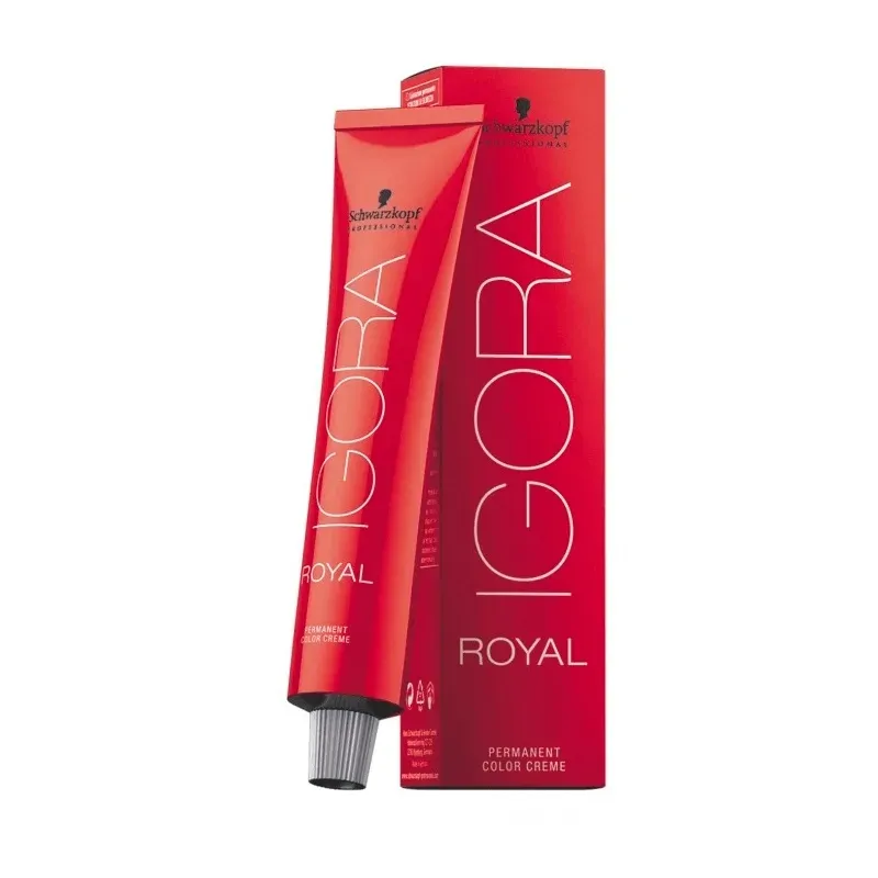 Duo Tinte Igora Royal Schwarzkopf 60Ml  #1-0 Negro