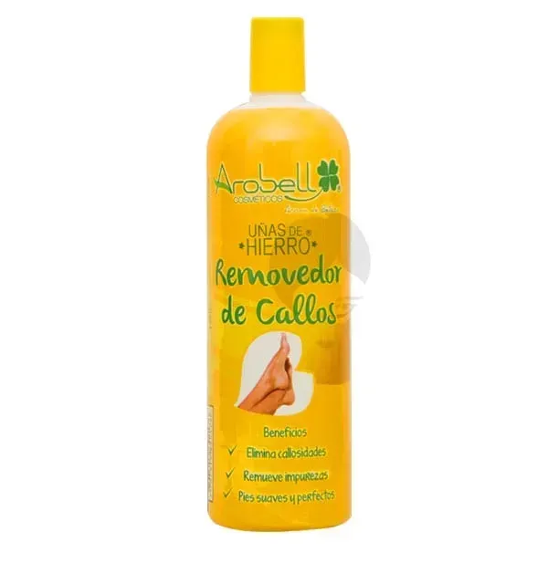 Duo Removedor Cuticula X 1000 Ml + Removedor De Callos X 1000 Ml  Arobel 