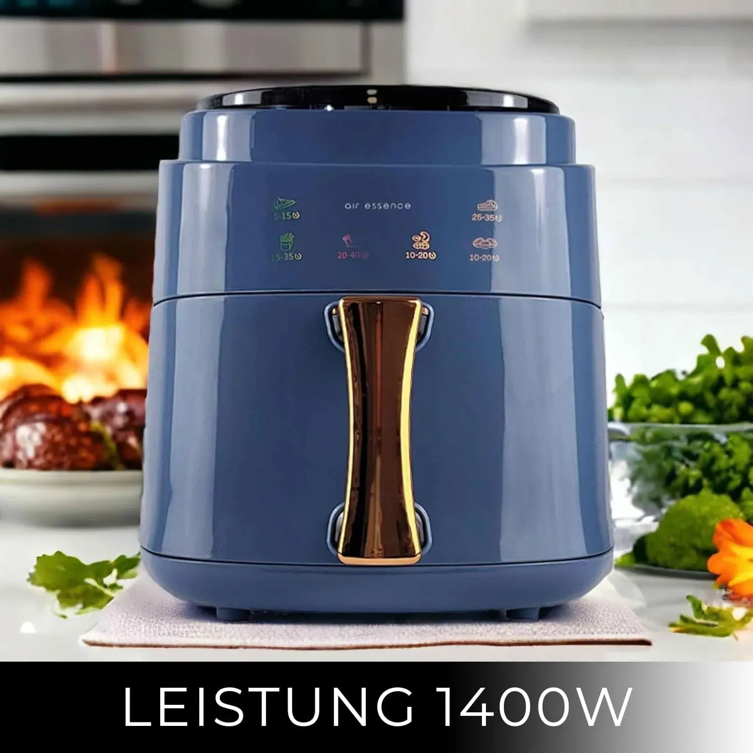 Freidora de aire sin aceite Air Essence Solano, Freidora eléctrica, Air Fryer, Oven Pro 6L