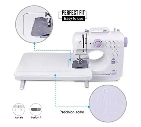 Maquina De Coser Con Mesa Multifuncional 12 Puntadas Portátil