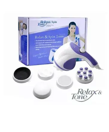 Masajeador Corporal Relax Tone Y Spin Reductor Tonificador