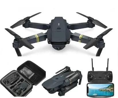 Drone E58 Pro Doble Cámara 720 p Original Con Estuche 1 Batería