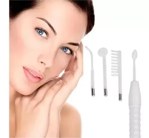 Alta Frecuencia Portátil Facial Y Corporal 4 Electrodos