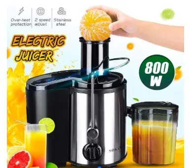 Extractor De Jugos Automatico Frutas Y Verduras SOKANY