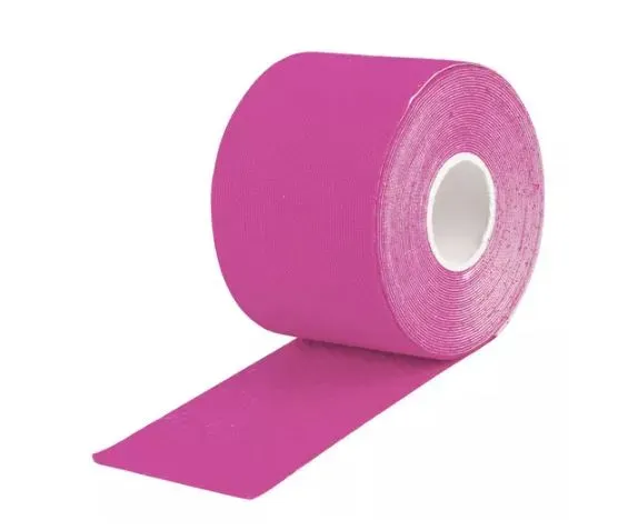 Cinta Kinesiológica Kinésico Tape 5metros X 5cm Fucsia Rosado