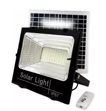 Lampara Solar Led 100w Uso Exterior