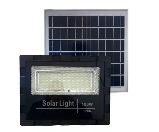 Lampara Solar Led 100w Uso Exterior