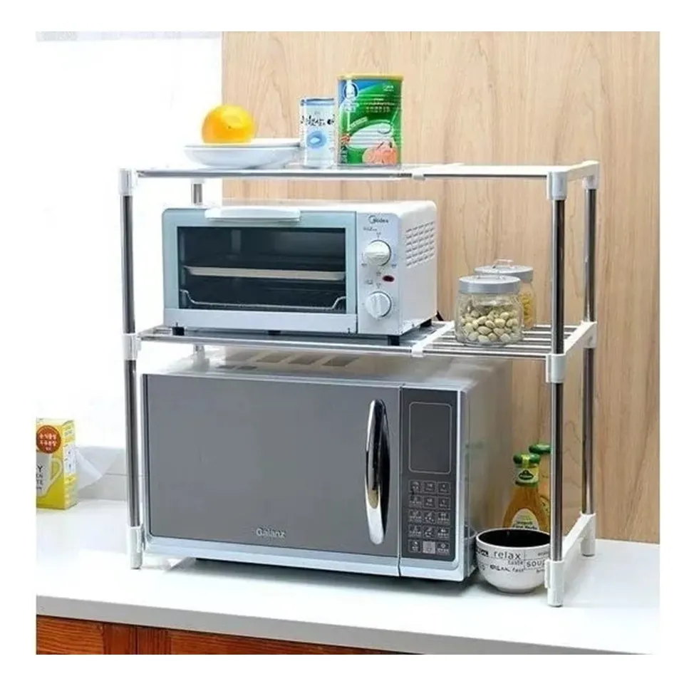 Organizador de cocina para horno 2 repisas