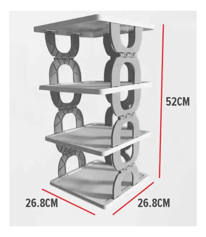 Organizador de zapatos plegable multicapas