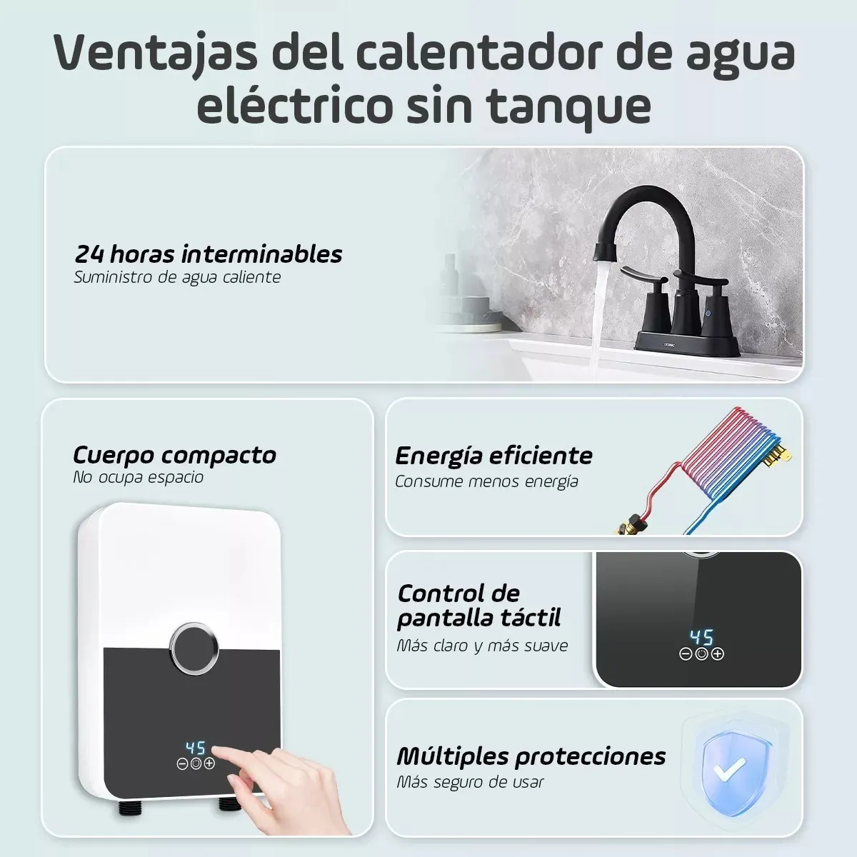 Calentador De Agua Para Baño de paso