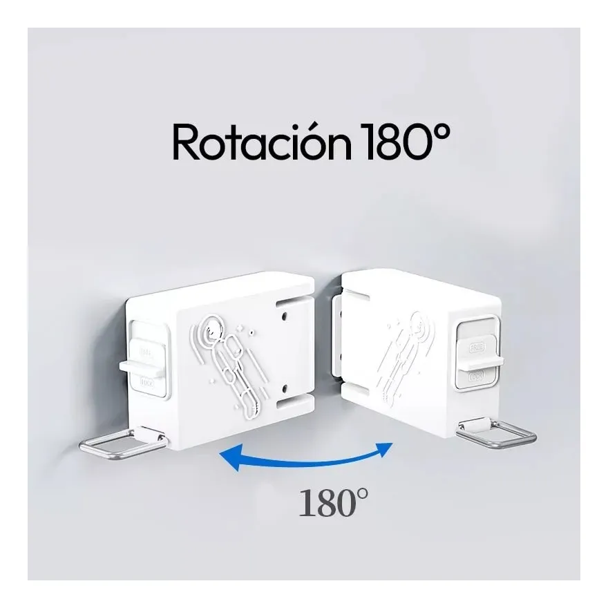 Tendedero retractil de pared para interiores