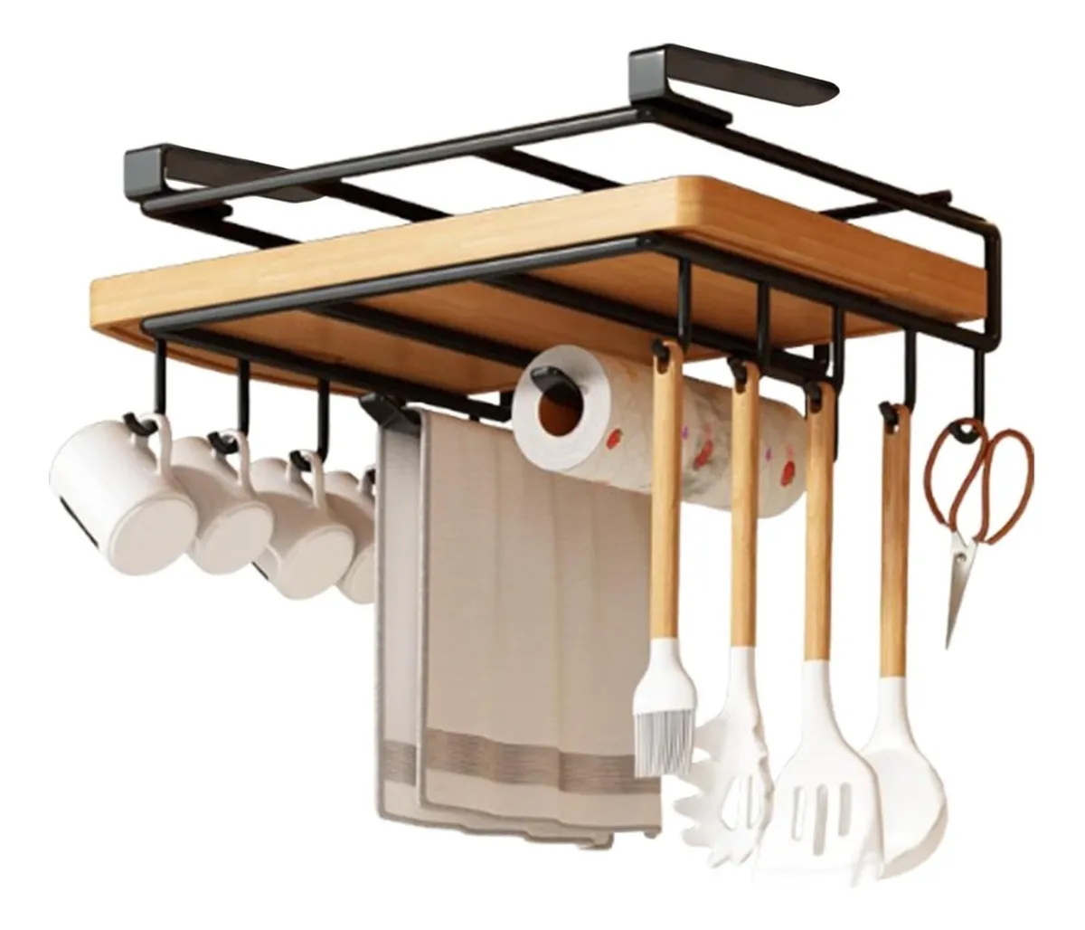 Estante Organizador Flotante de Cocina Multiusos