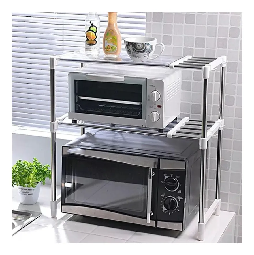 Organizador de cocina para horno 2 repisas