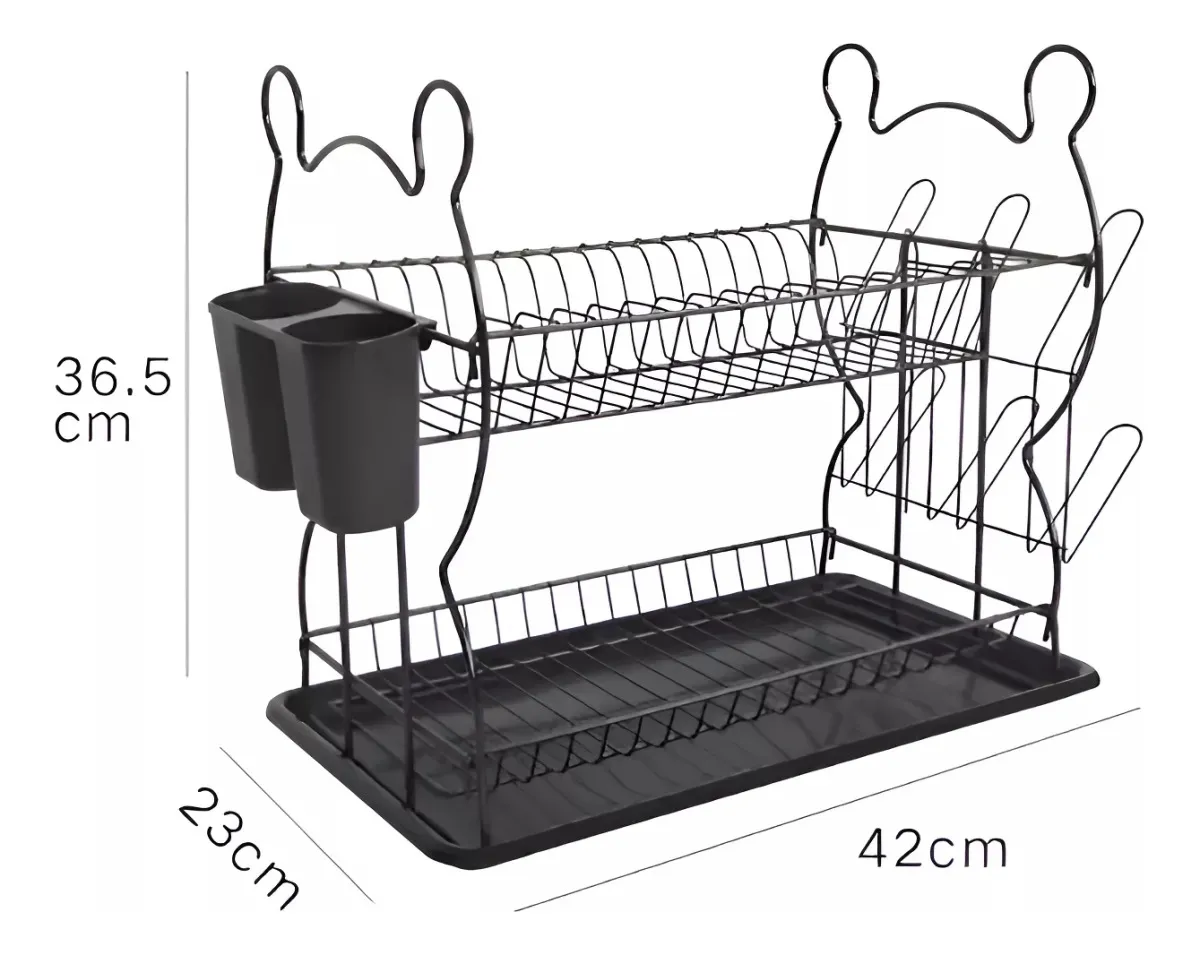 Organizador de loza escurridor de cocina secaplatos