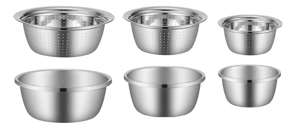 Recipientes escurridores de cocina bowl colador