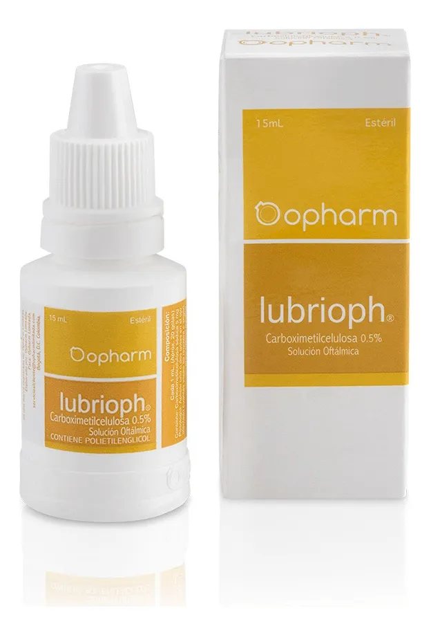 Solución oftálmica gotas lubricantes Lubrioph Opharm