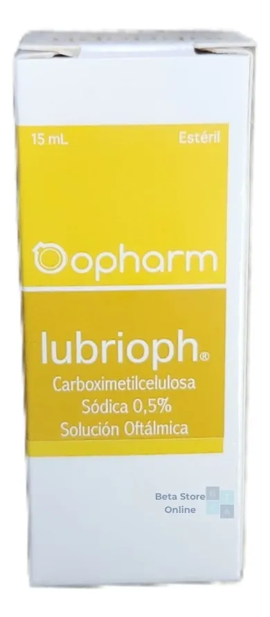 Solución oftálmica gotas lubricantes Lubrioph Opharm