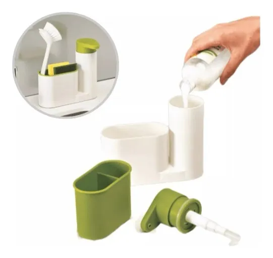 Dispensador de jabón líquido para cocina y baño