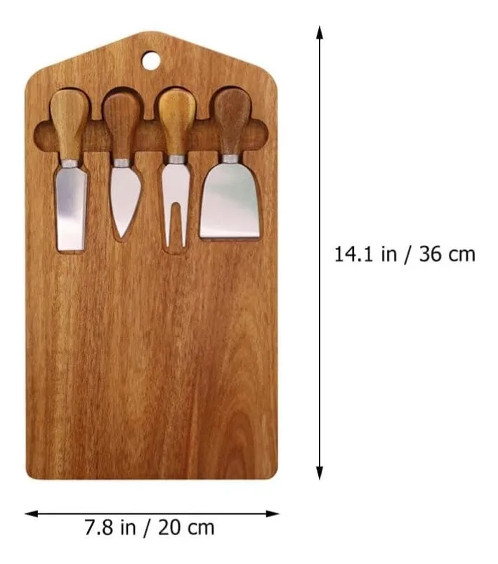 Tablas de cortar quesos con accesorios