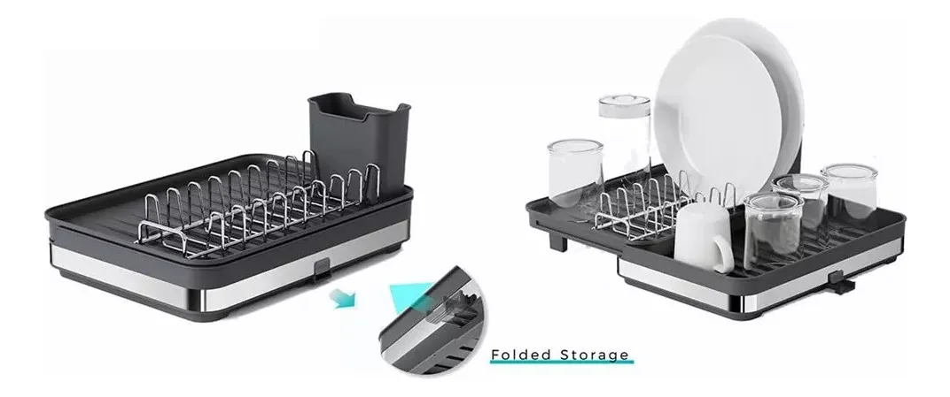 Escurridor Extensible Para Cocina Secaplatos de mesón