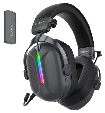 Sades Defender Headset Gamer Auricular Y Microfono Bluetooth SA-206