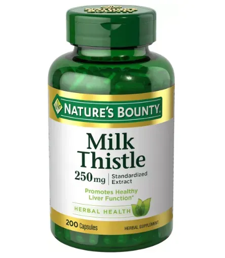 Nature's Bounty Milk Thistle 250 mg, 200 Cápsulas 