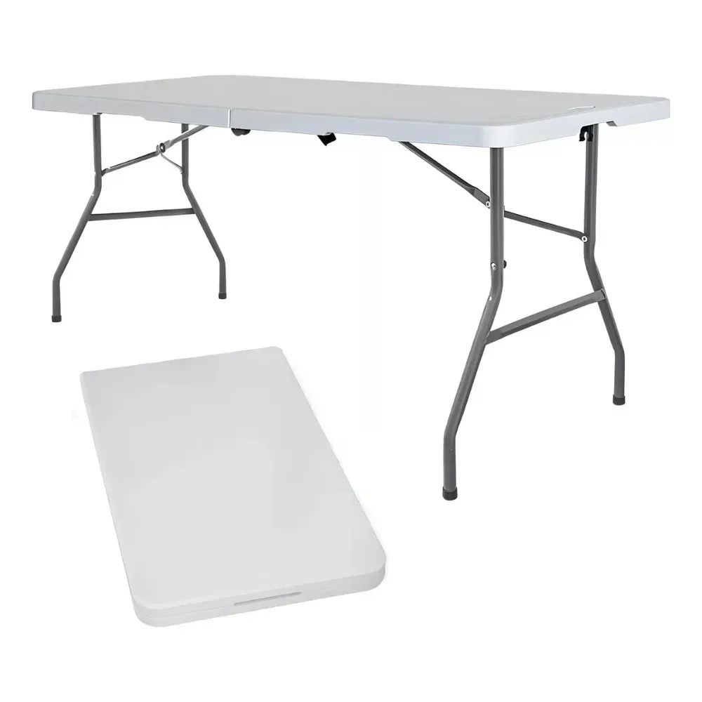 Mesa Portafolio Plegable 180cm Resistente F01A