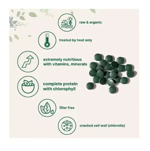 Microingredients Espirulina Orgánica y Chlorella 720 Suplementos