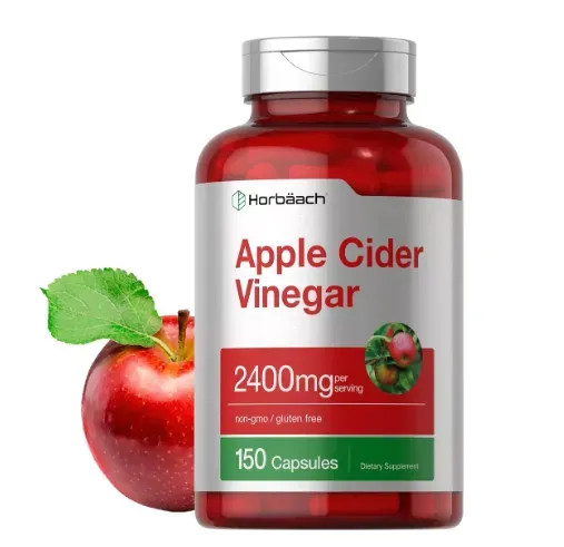 Horbaach Vinagre de Manzana 2,400 mg, 150 Cápsulas