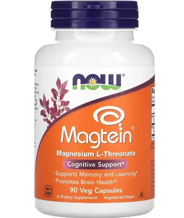 Now Foods, Magtein, Magnesium L-Threonate, 90 Veg Capsules