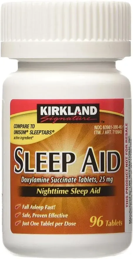 Kirkland Signature Sleep Aid 96 Tabletas