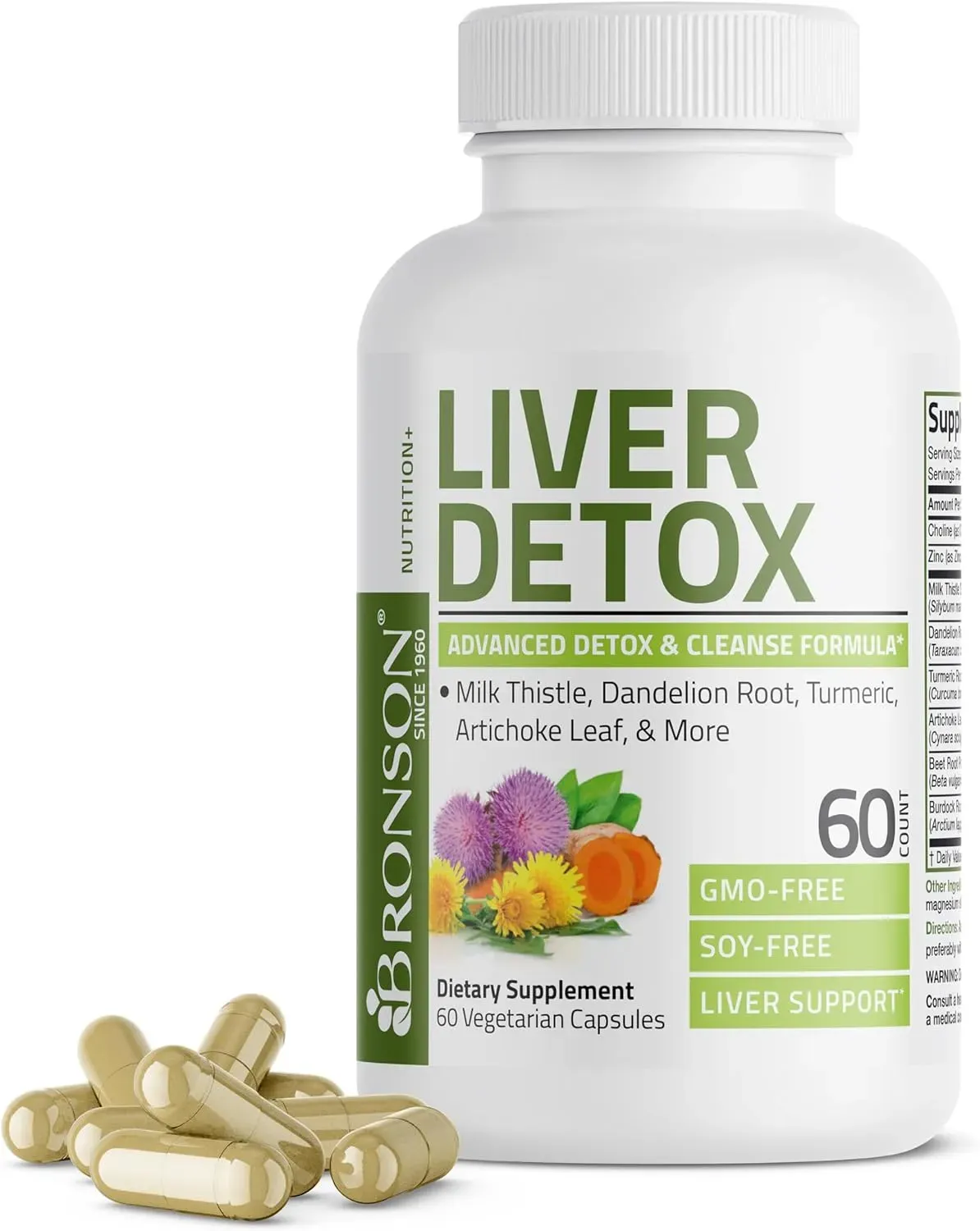 Bronson Liver Detox 60 Capsulas