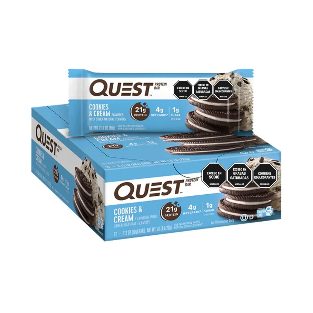 Quest Proteina Sabor Cookies And Cream X 12 Unds 