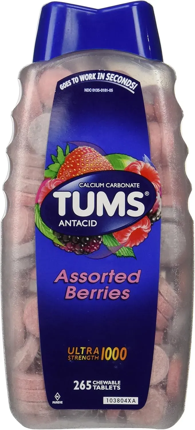 Tums Anti Acido X 265 Tabletas